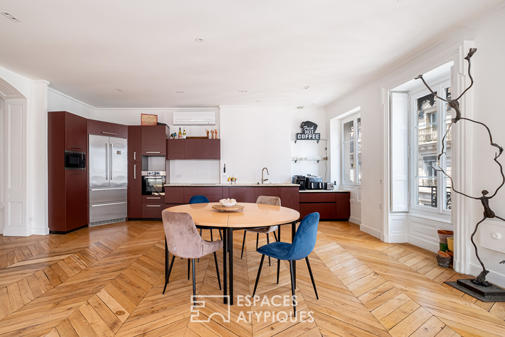 Duplex renové par architecte en dernier étage