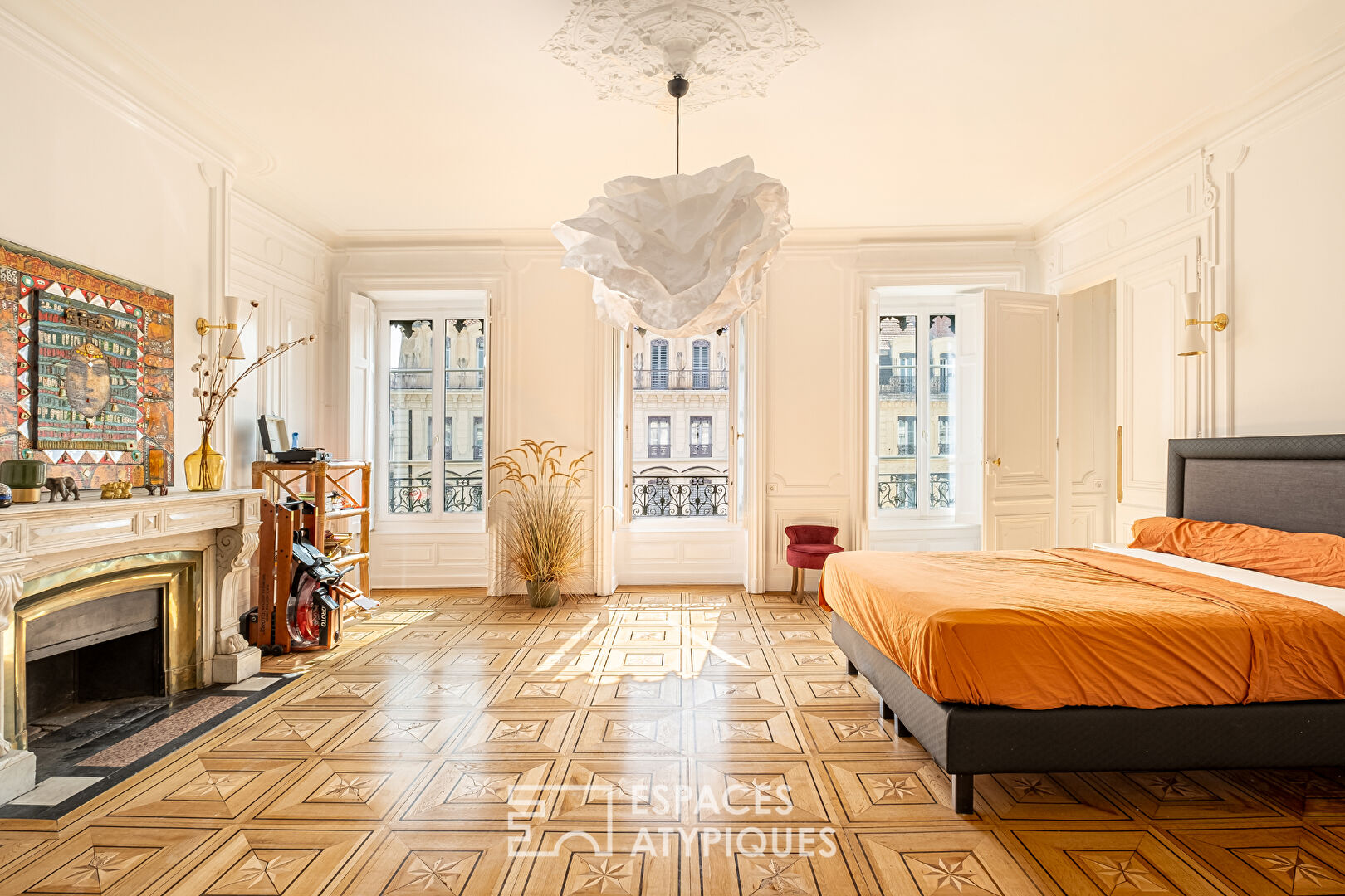 Duplex renové par architecte en dernier étage