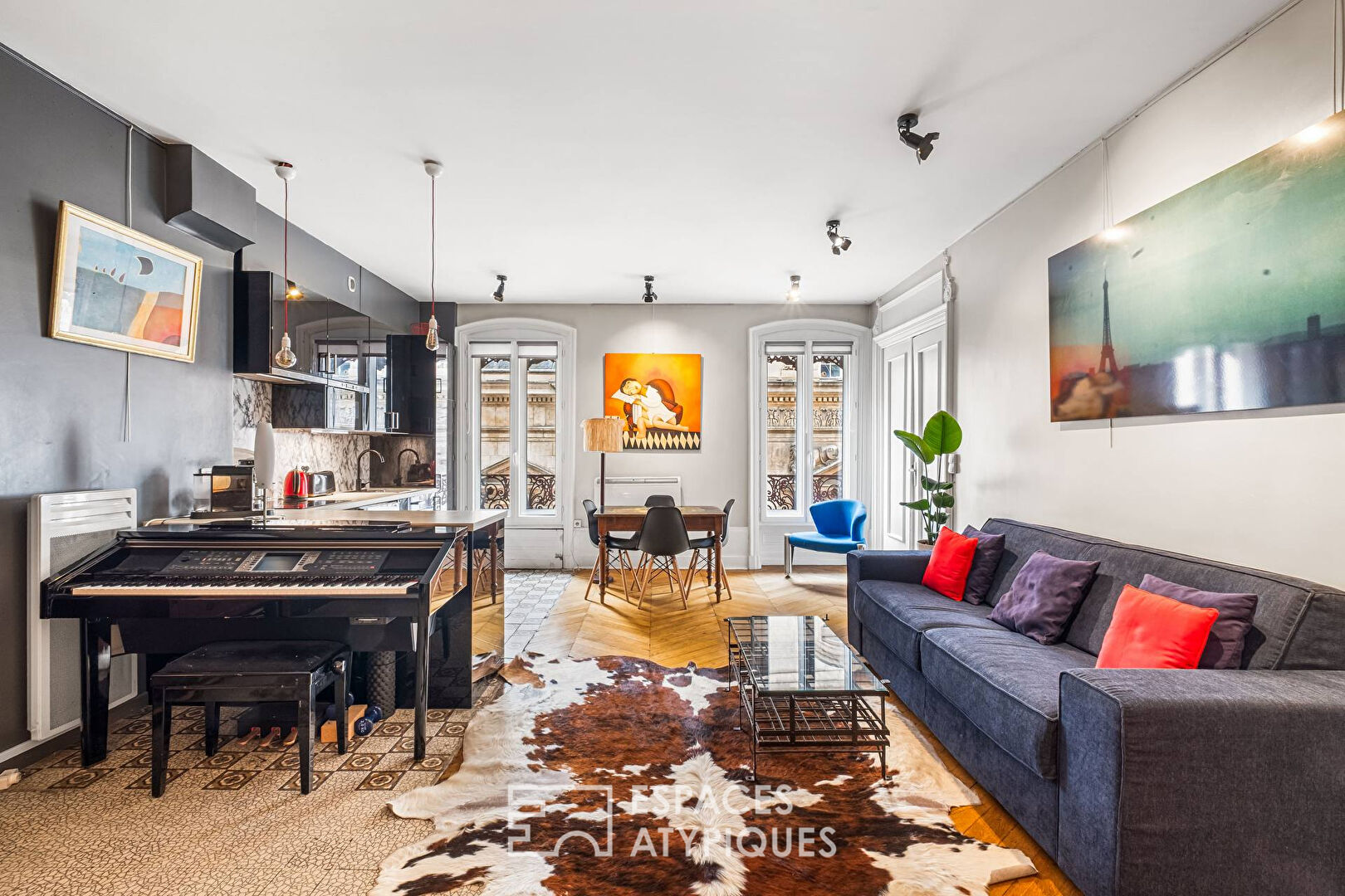 Appartement en étage élevé au coeur de la place des Terreaux