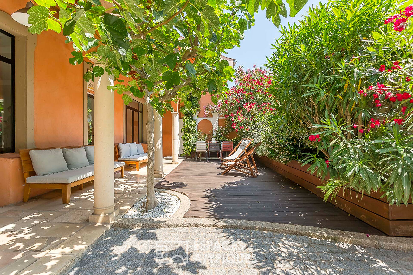 Renovated village house with terrace