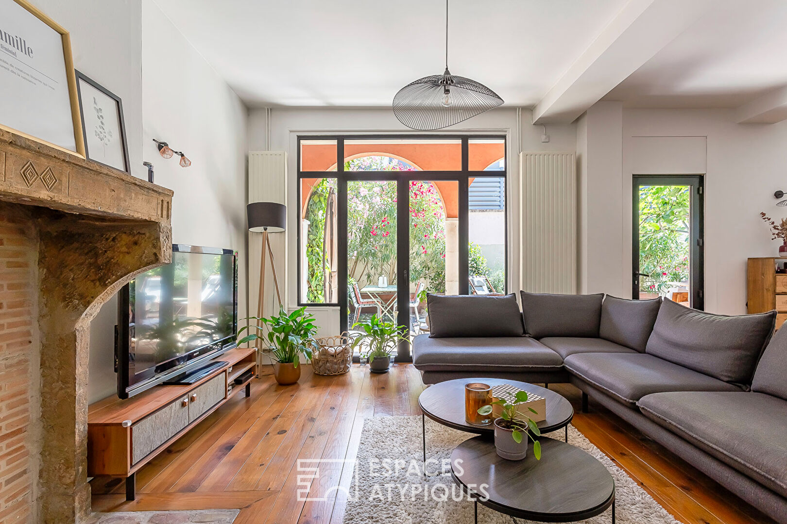 Renovated village house with terrace