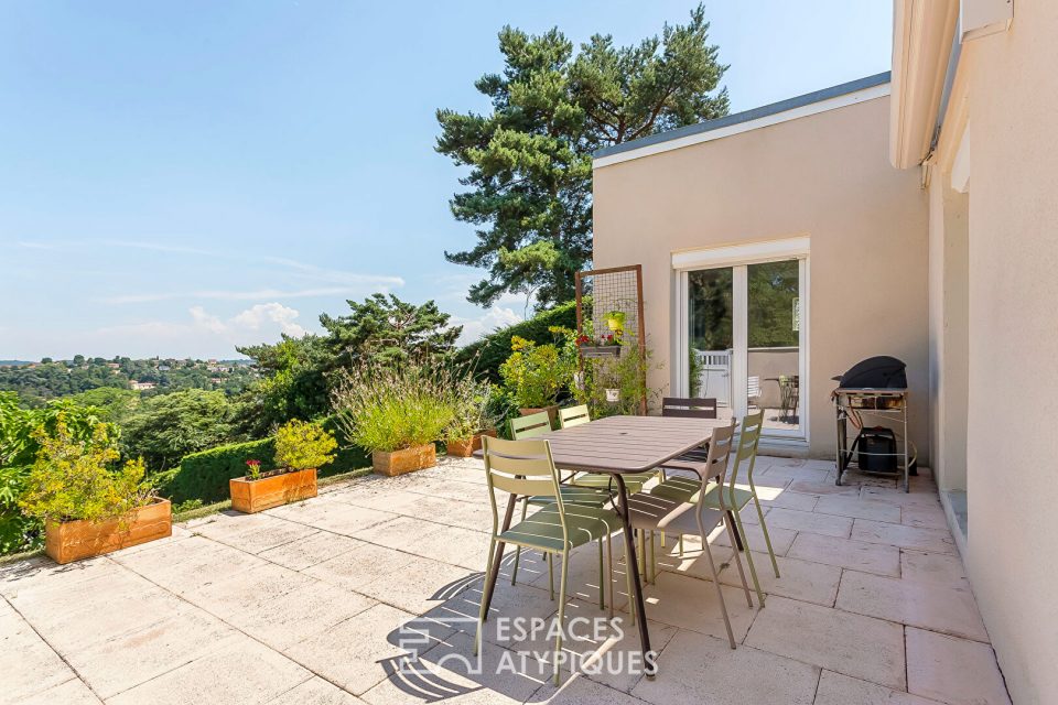 Maison avec jardin et piscine