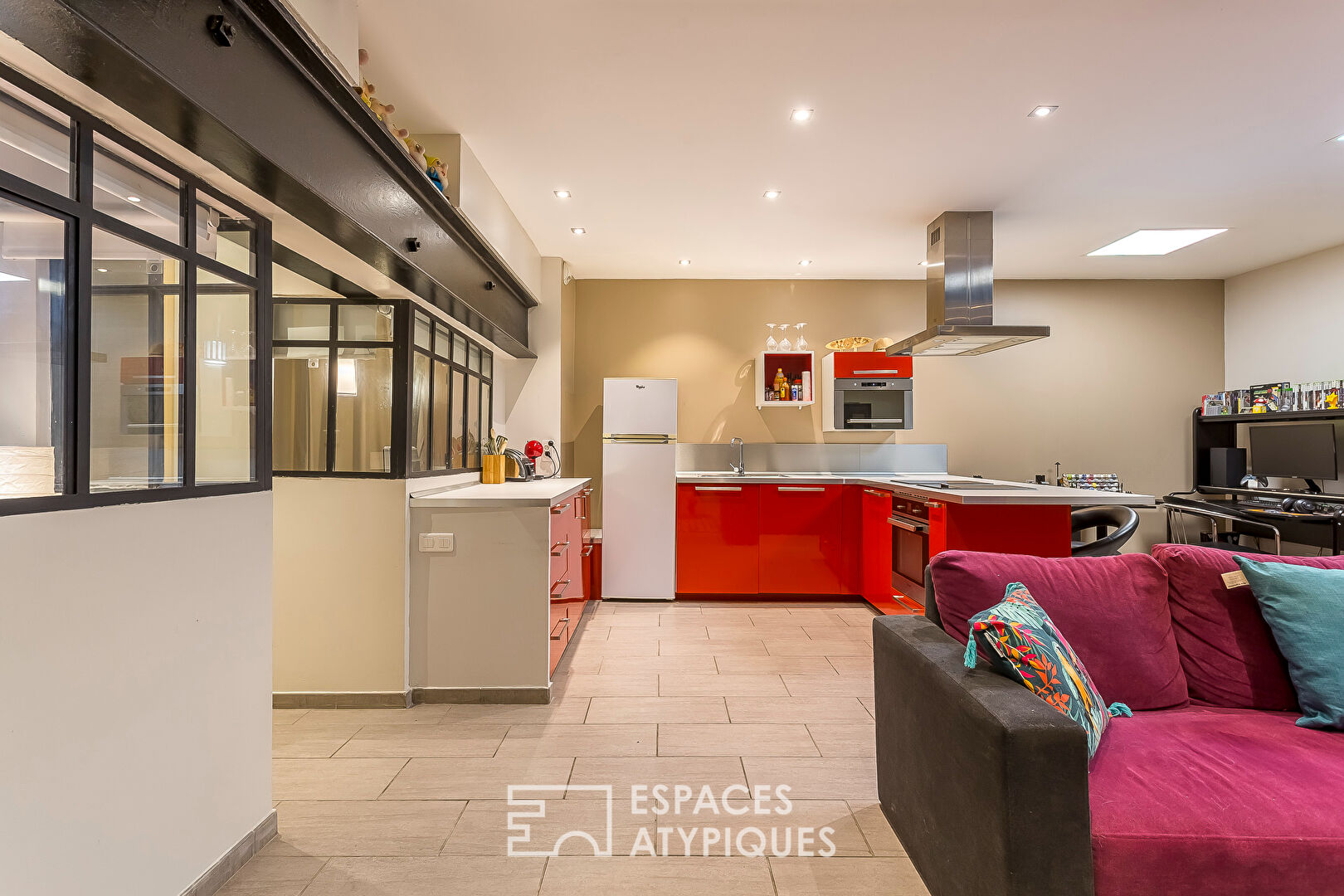Appartement réhabilité dans une ancienne biscuiterie