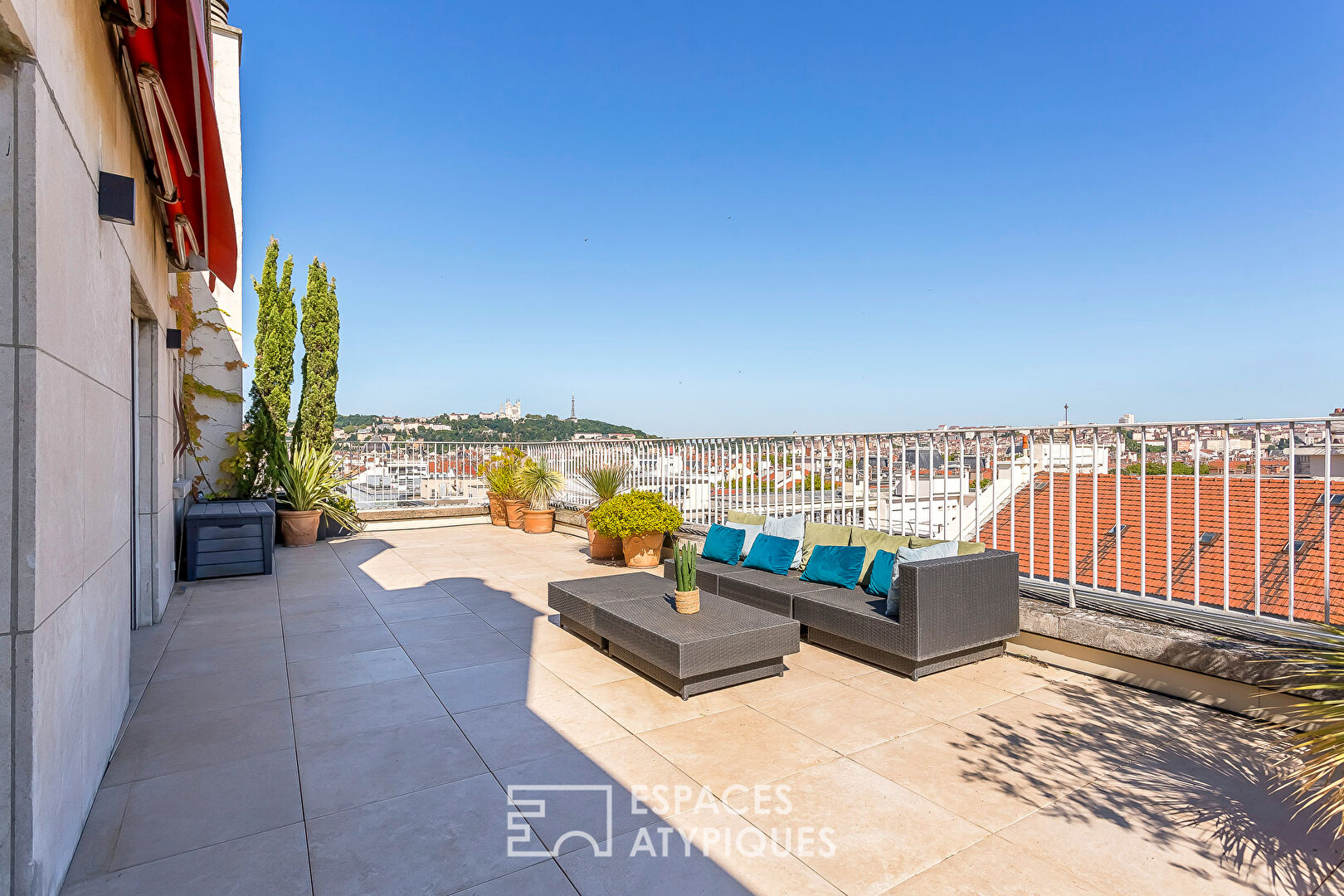 Toit terrasse d’exception avec vue Fourvière