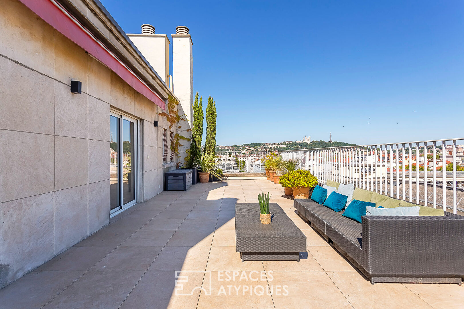Toit terrasse d’exception avec vue Fourvière