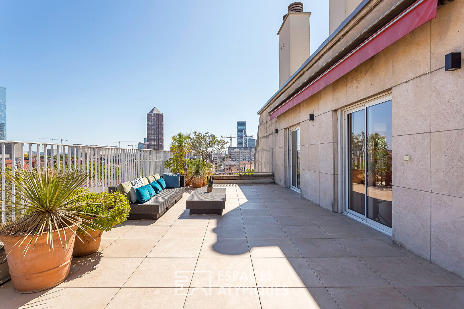 Toit terrasse d’exception avec vue Fourvière