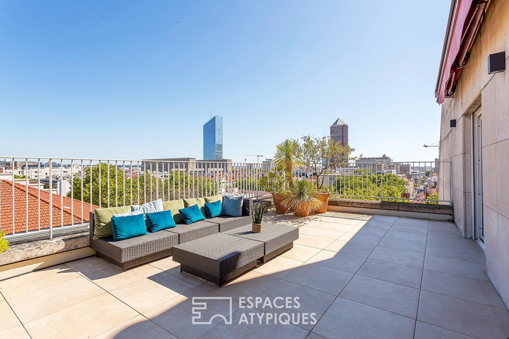 Toit terrasse d’exception avec vue Fourvière