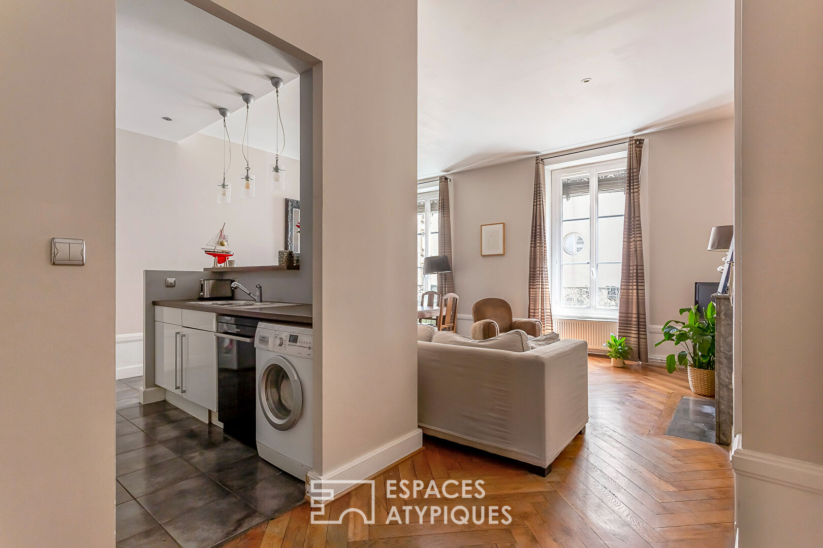 Renovated Haussmannian apartment
