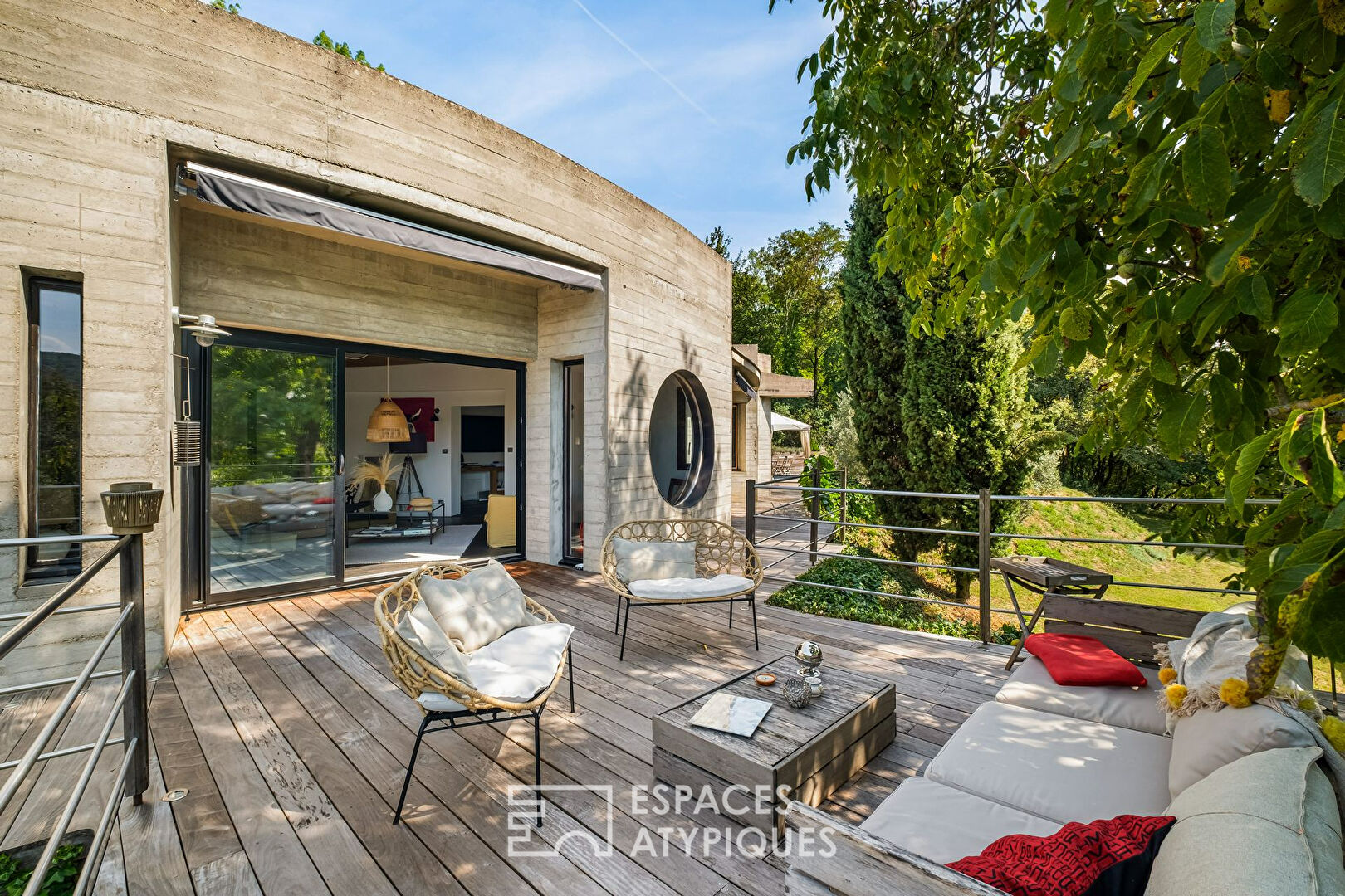 Maison d&rsquo;architecte dans un cadre bucolique