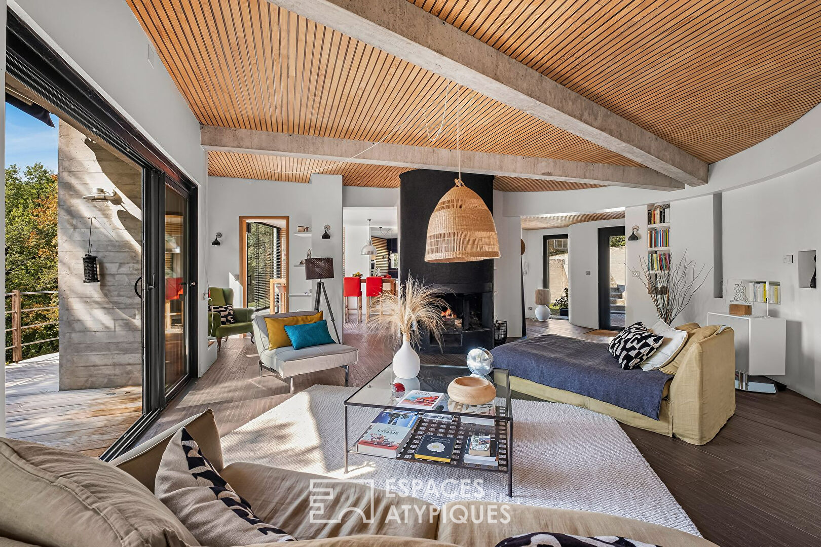 Maison d&rsquo;architecte dans un cadre bucolique