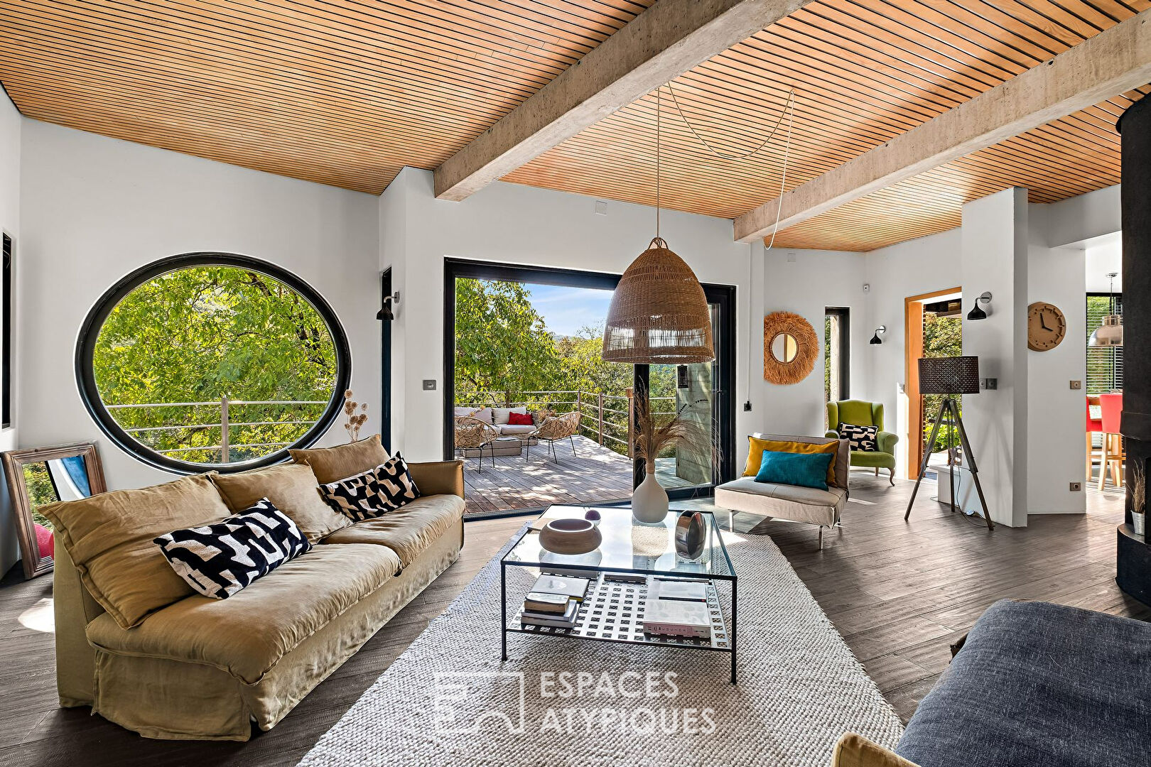 Maison d&rsquo;architecte dans un cadre bucolique