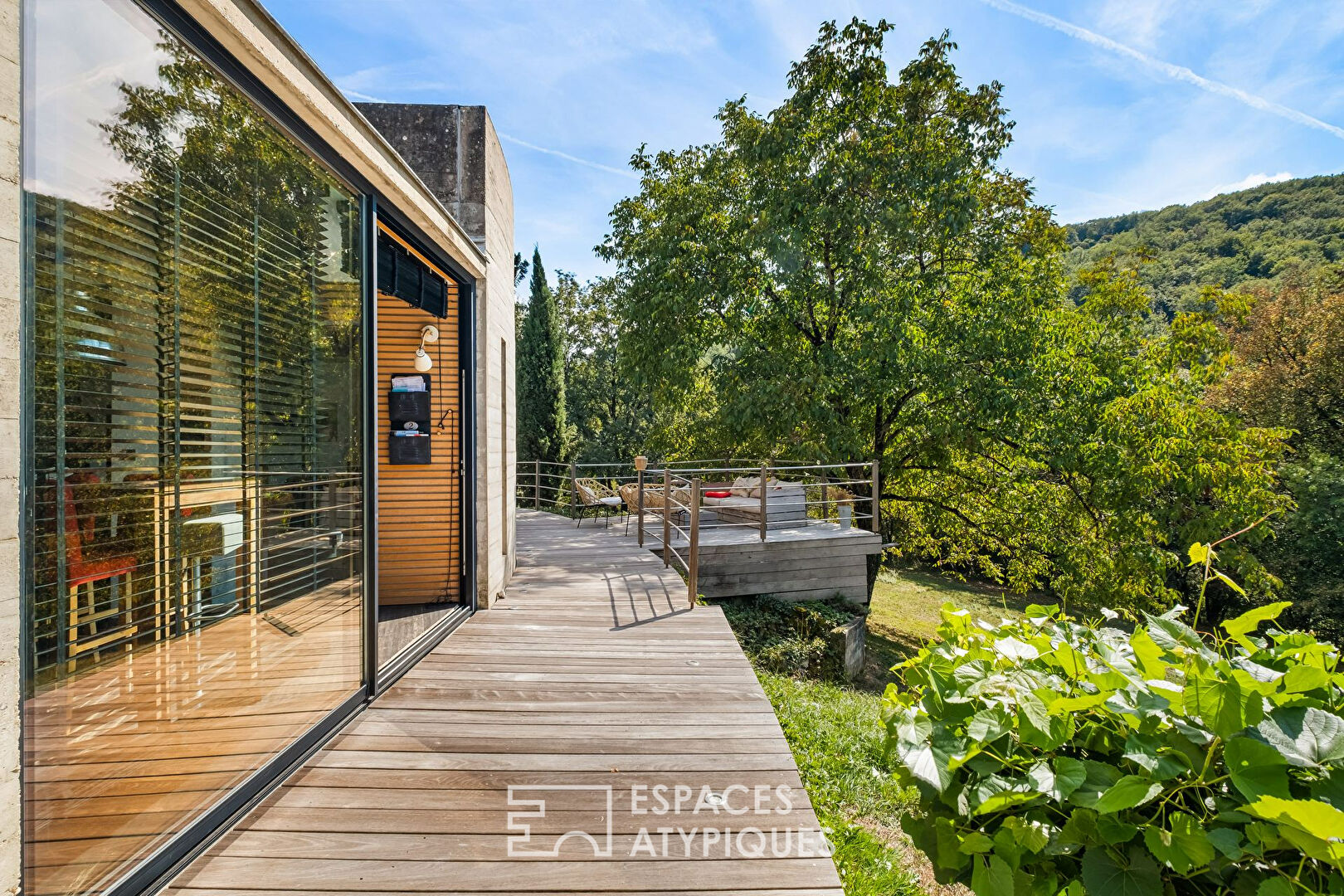 Maison d&rsquo;architecte dans un cadre bucolique