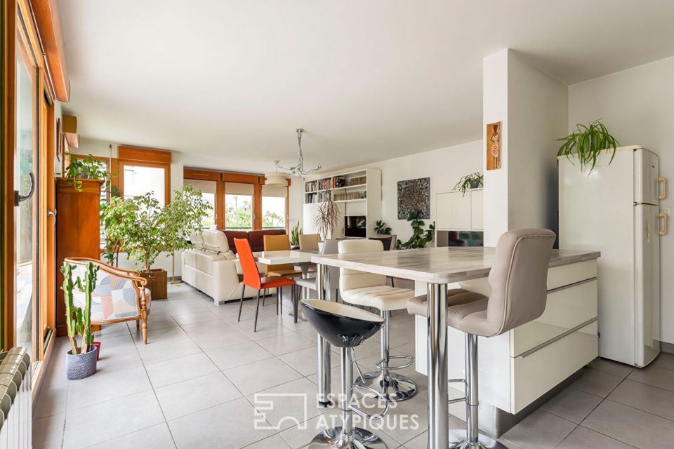 Appartement avec terrasse et triple garage