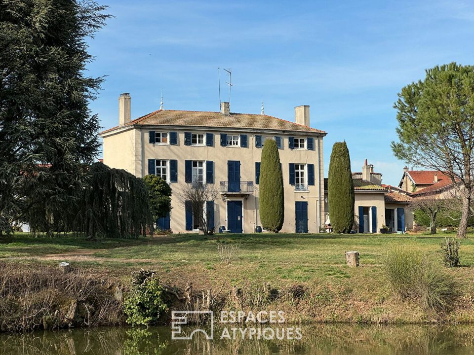 Maison bourgeoise au coeur d'un parc de 8500m2