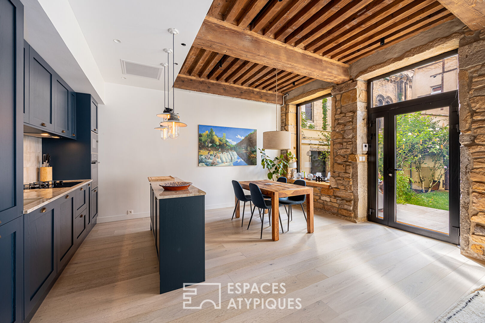 Appartement d’exception avec terrasse et jardin en plein coeur du premier arrondissement de Lyon