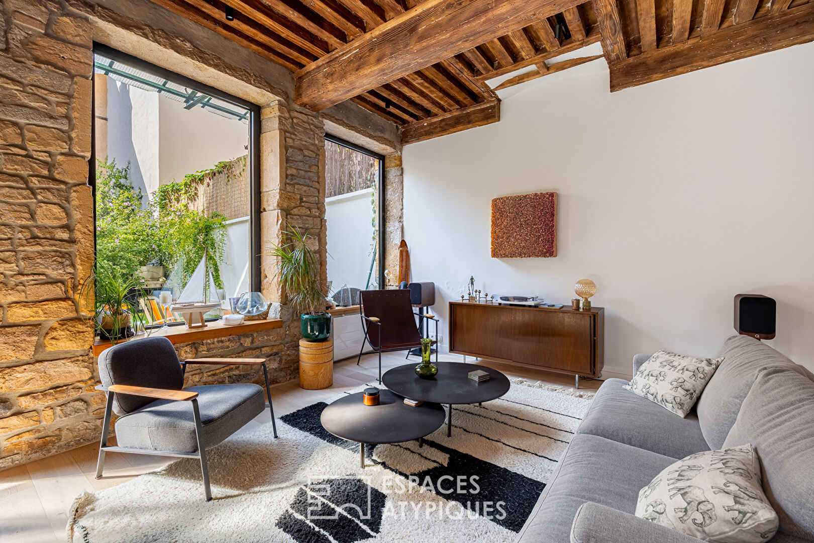 Appartement d’exception avec terrasse et jardin en plein coeur du premier arrondissement de Lyon