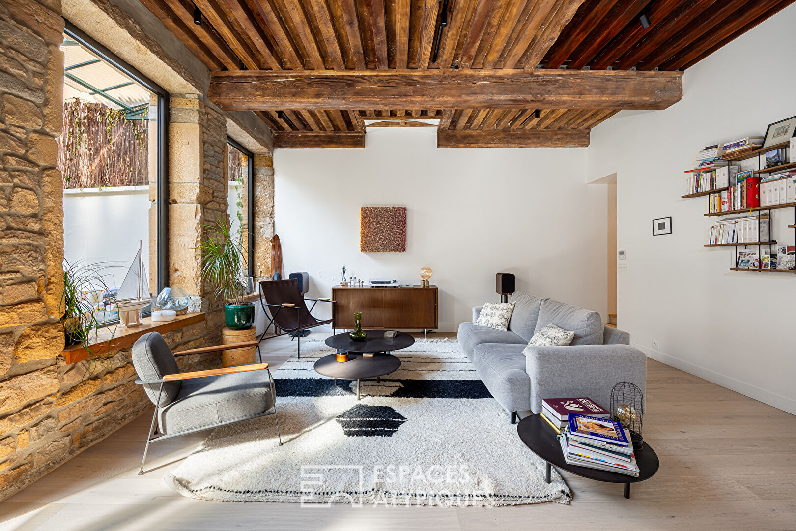 Appartement d’exception avec terrasse et jardin en plein coeur du premier arrondissement de Lyon