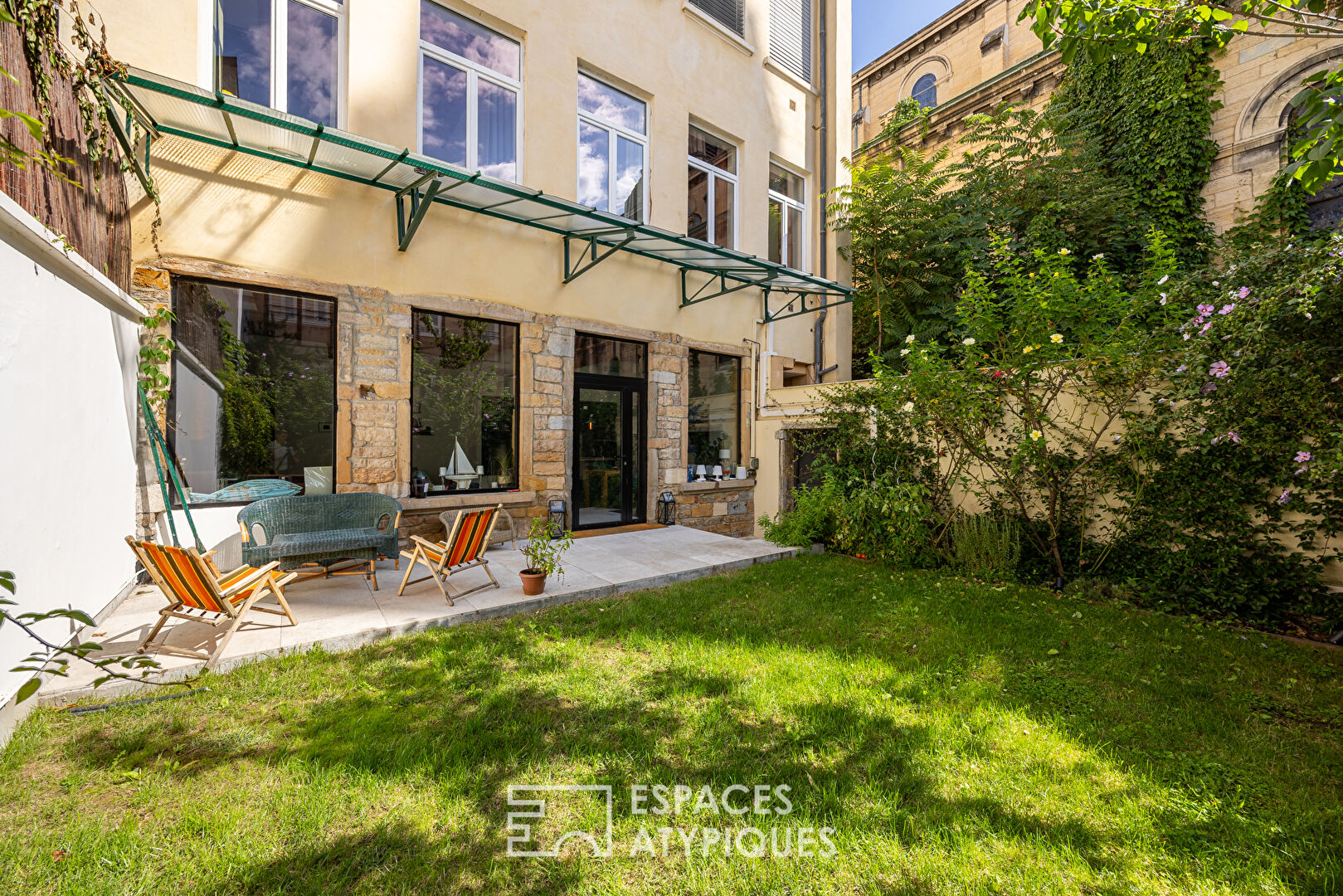 Appartement d’exception avec terrasse et jardin en plein coeur du premier arrondissement de Lyon