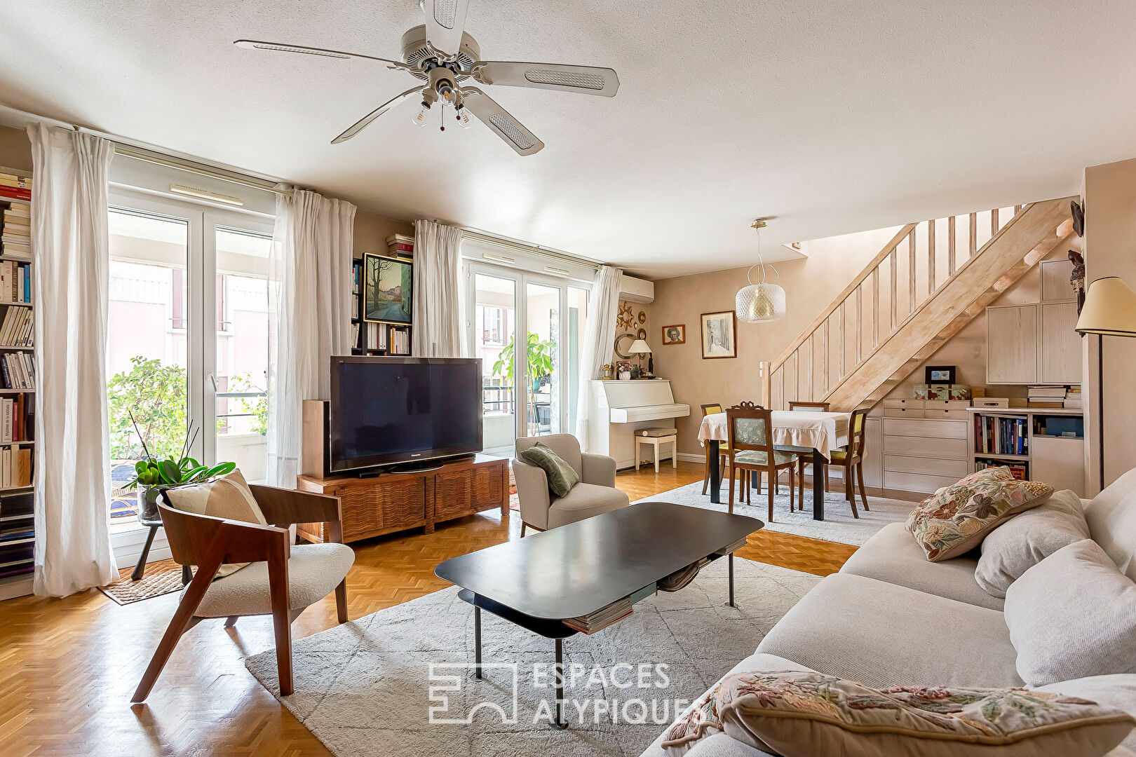 Duplex en dernier étage avec terrasses
