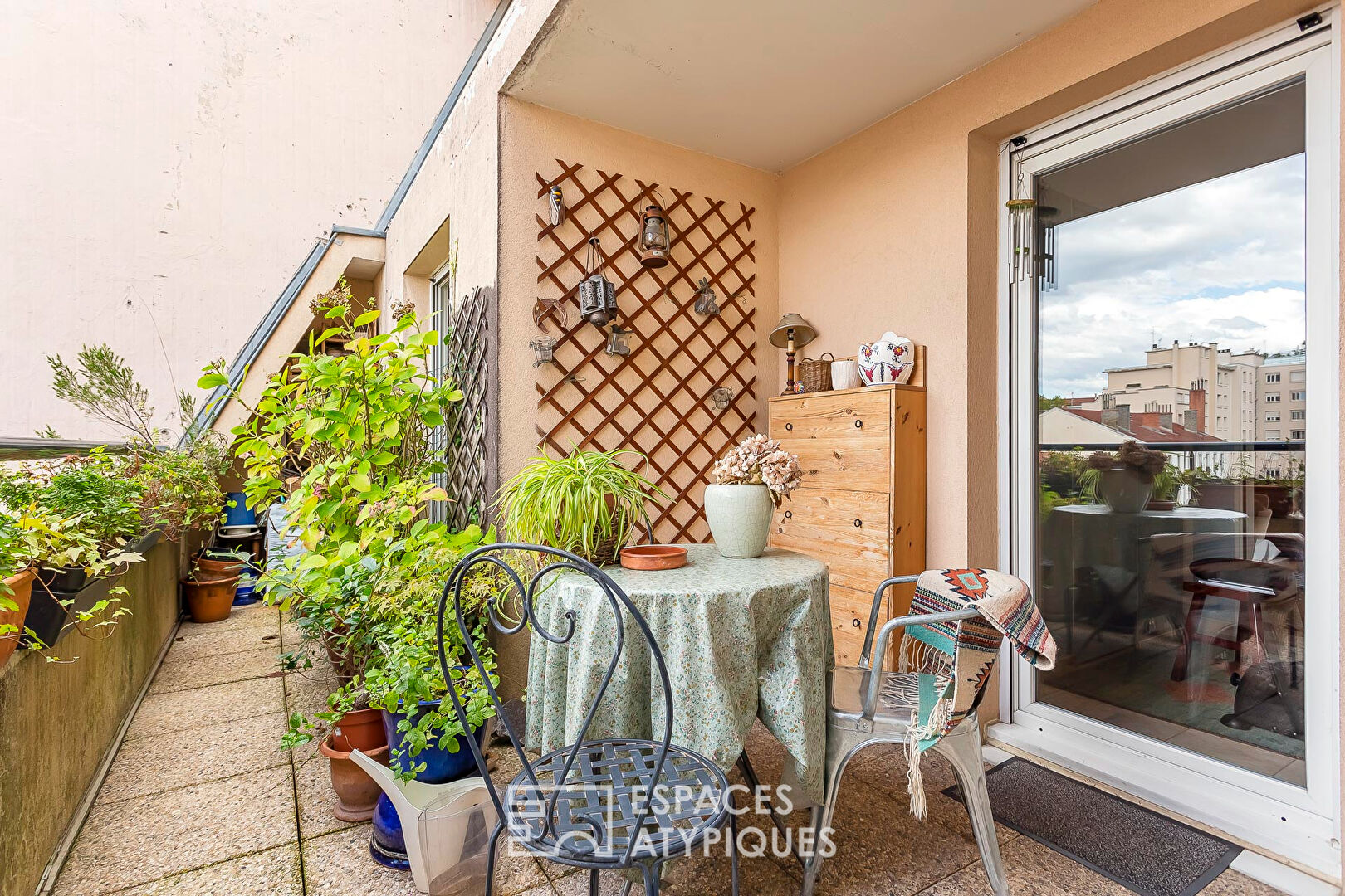 Duplex en dernier étage avec terrasses