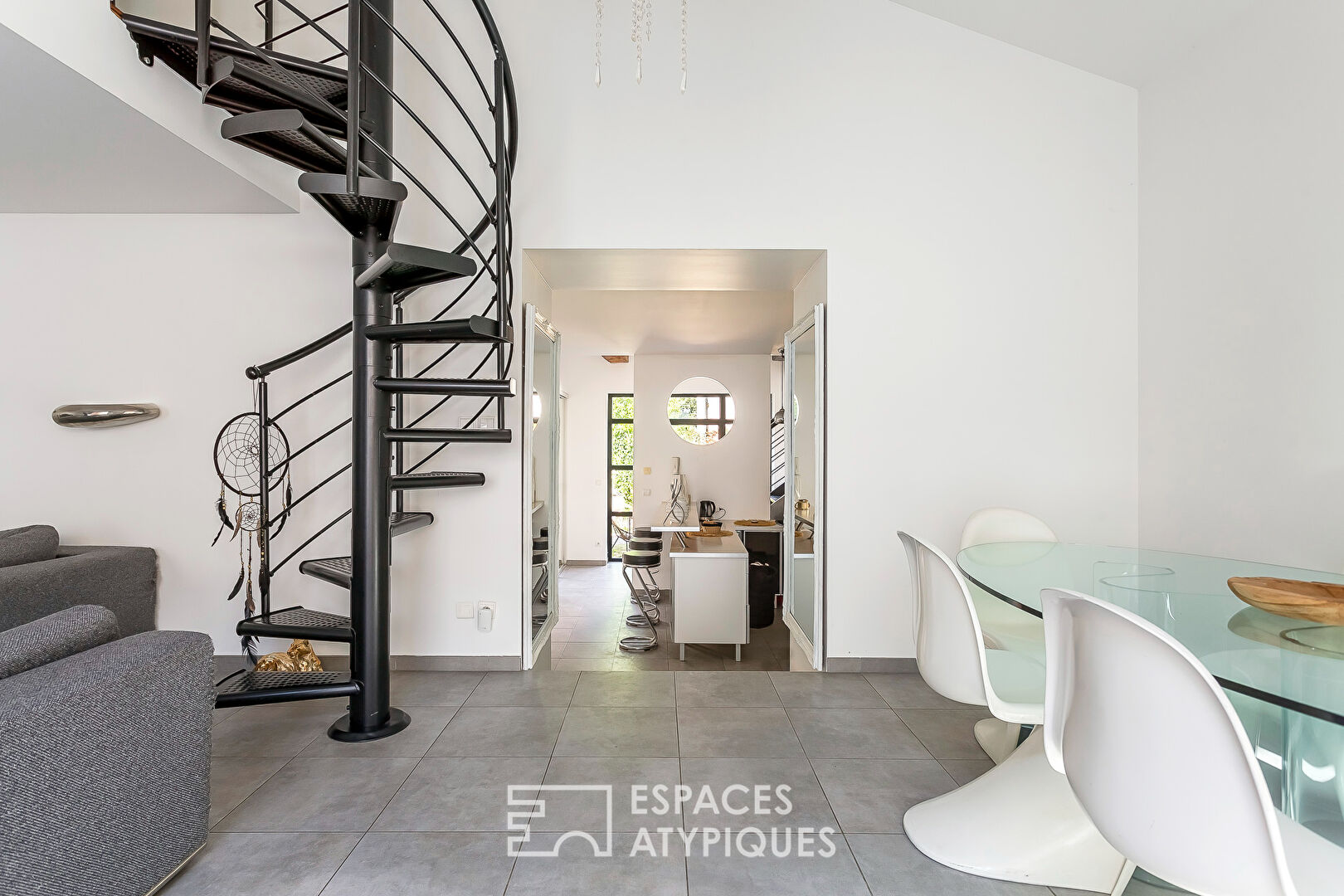 Renovated old house with private patio