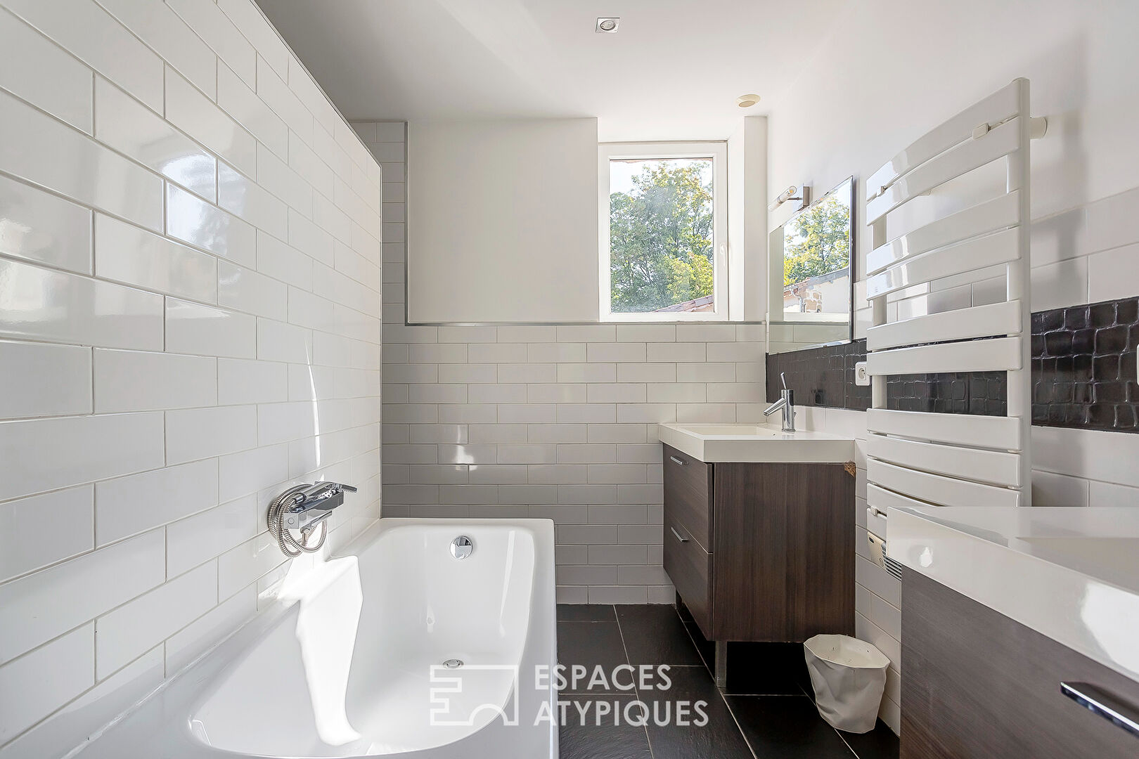Renovated old house with private patio