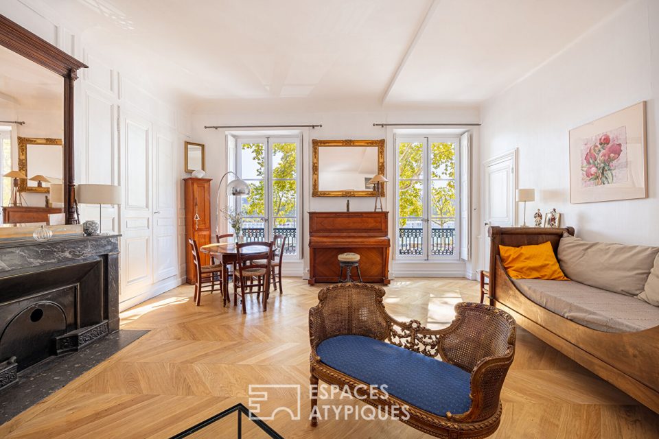 Appartement avec vue Rhône au coeur d'Ainay