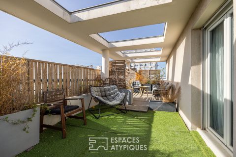 Roof terrace at Paul Santy