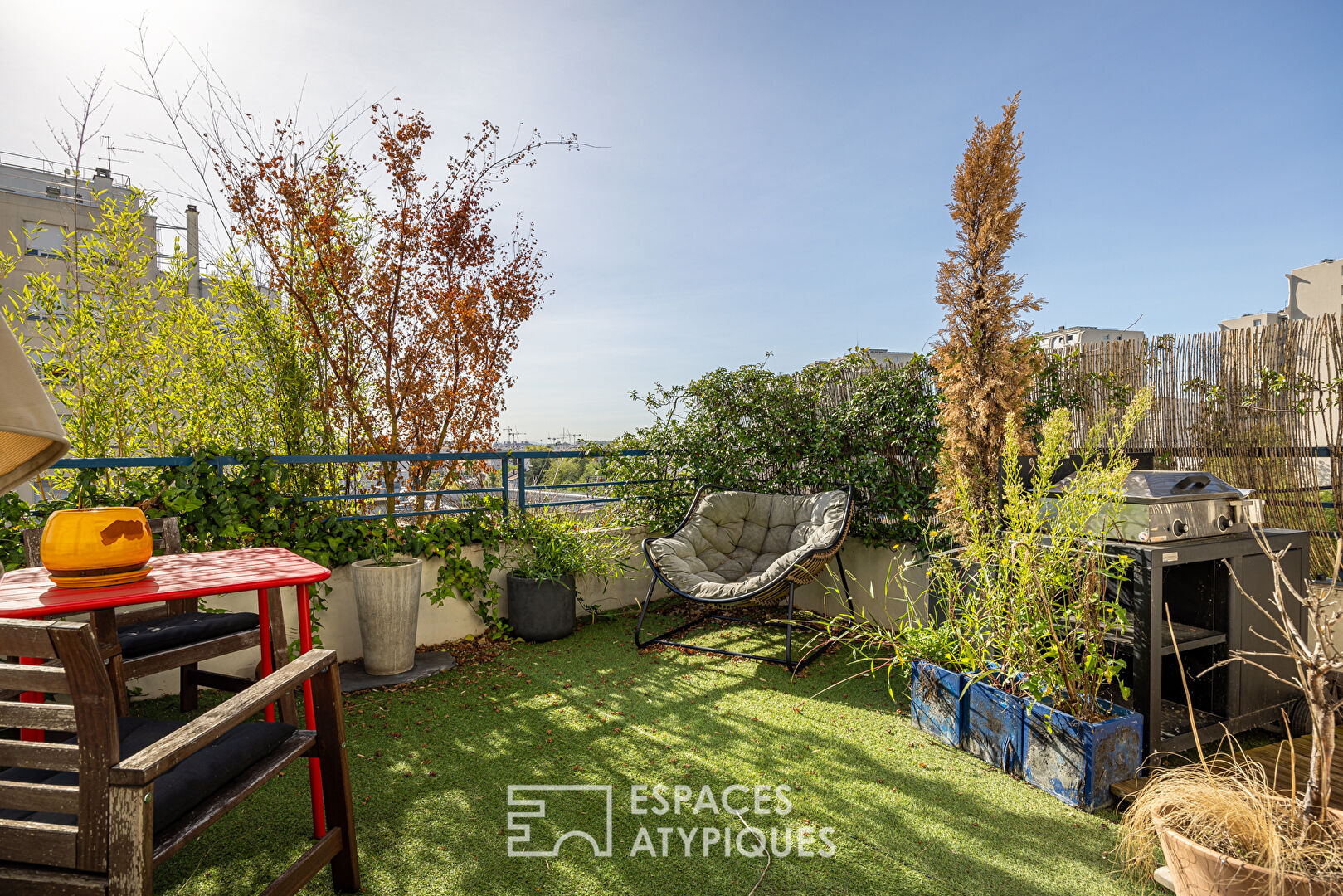Roof terrace at Paul Santy