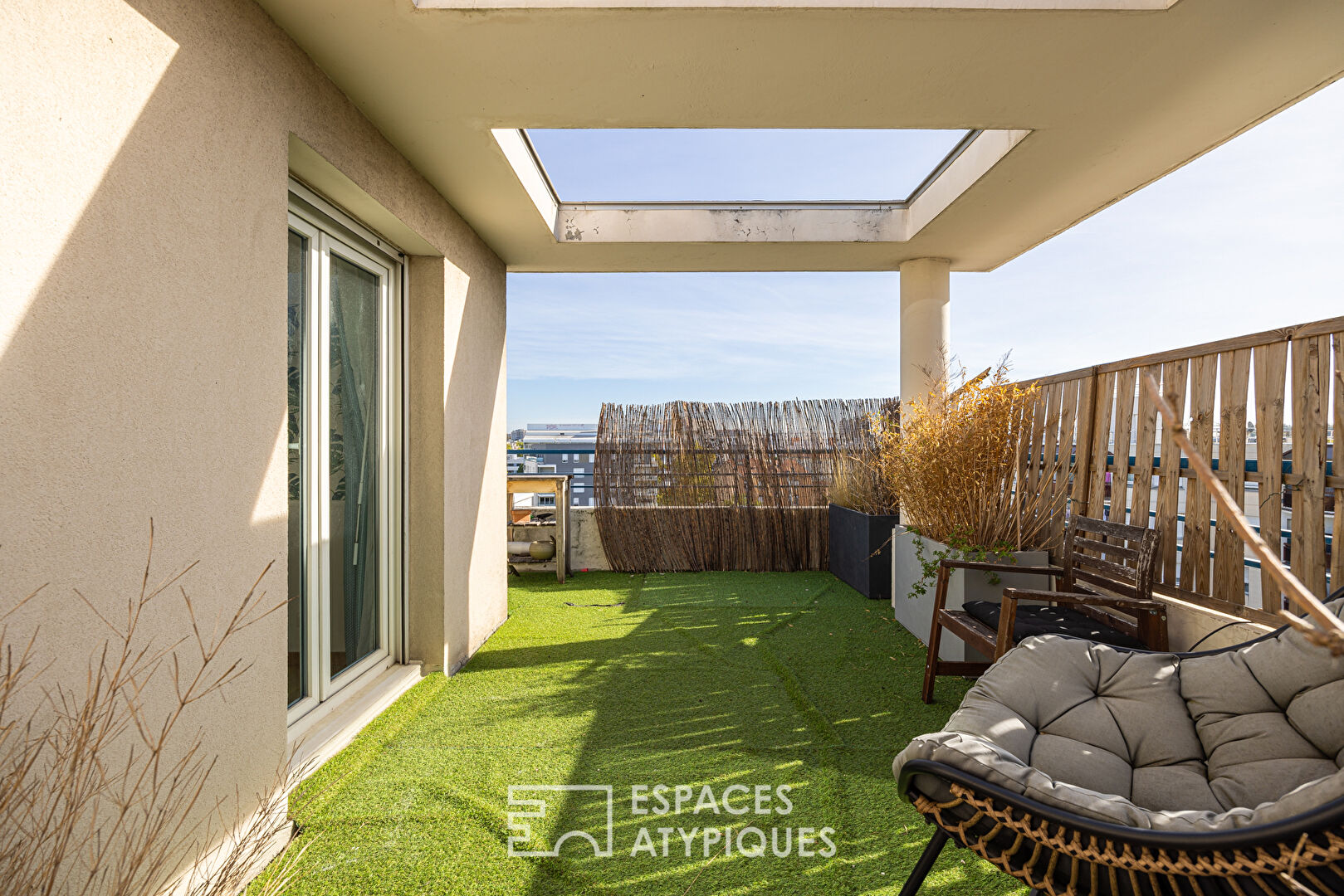 Roof terrace at Paul Santy