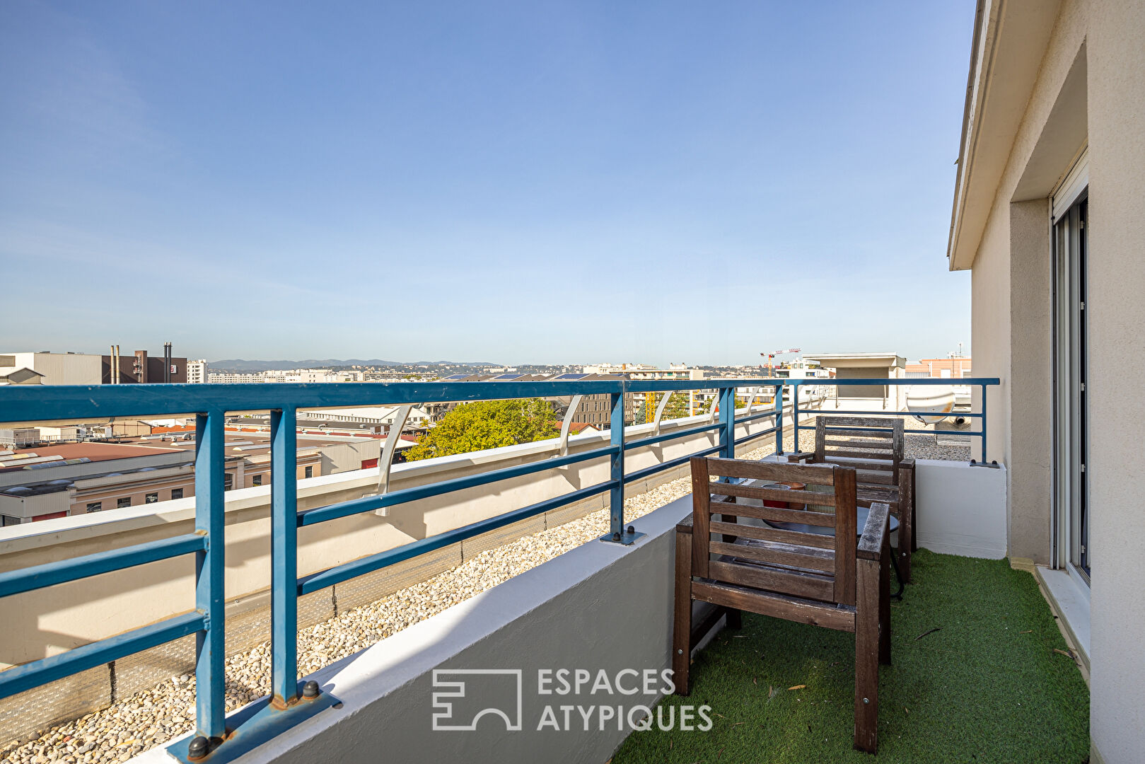 Roof terrace at Paul Santy