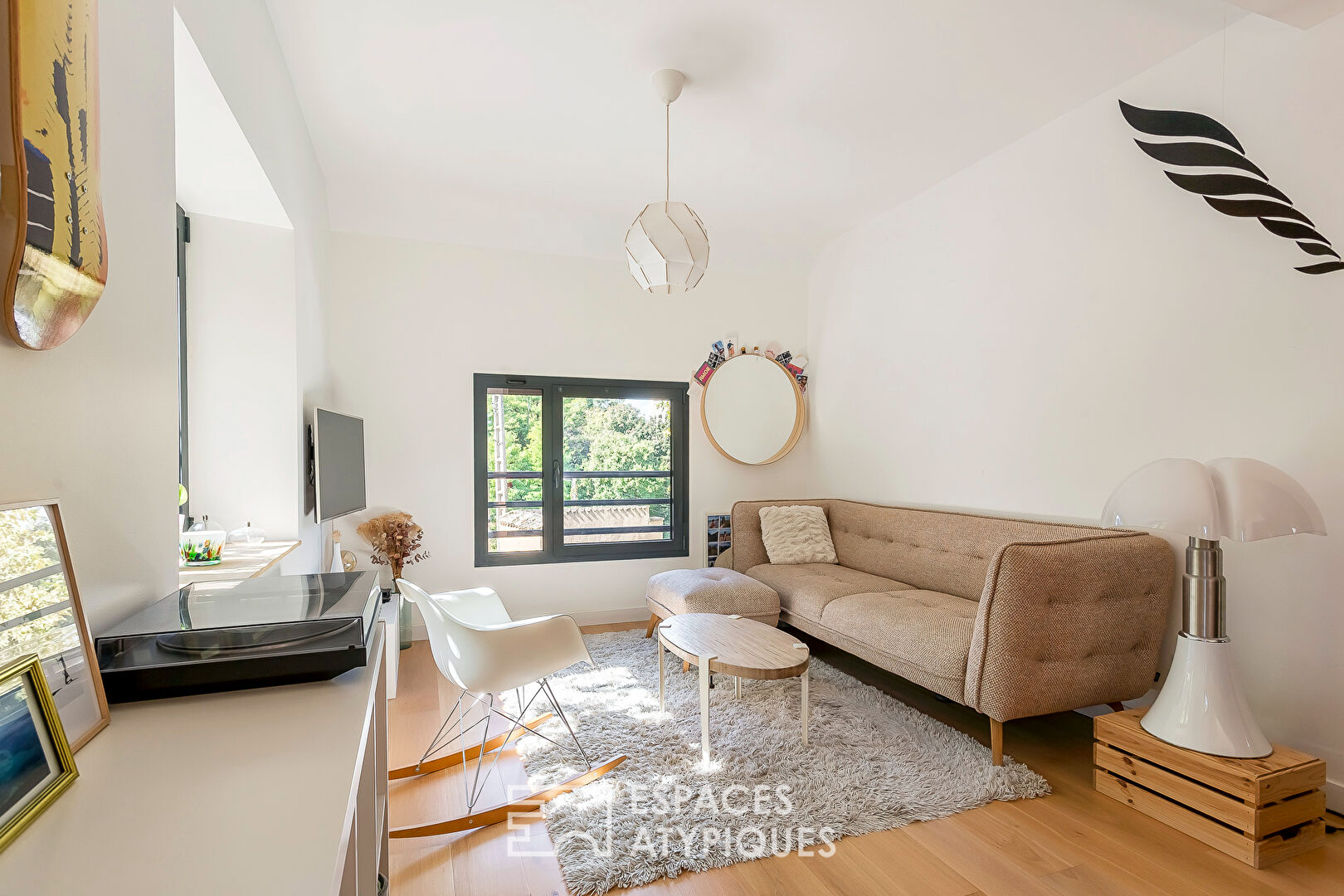 Appartement avec jardin dans une ancienne ferme