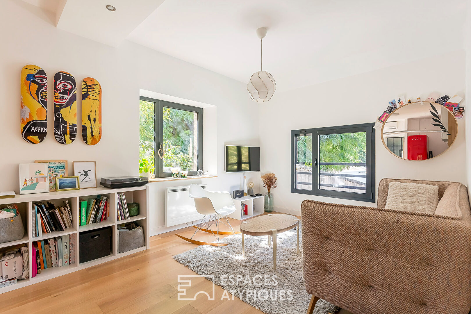Appartement avec jardin dans une ancienne ferme