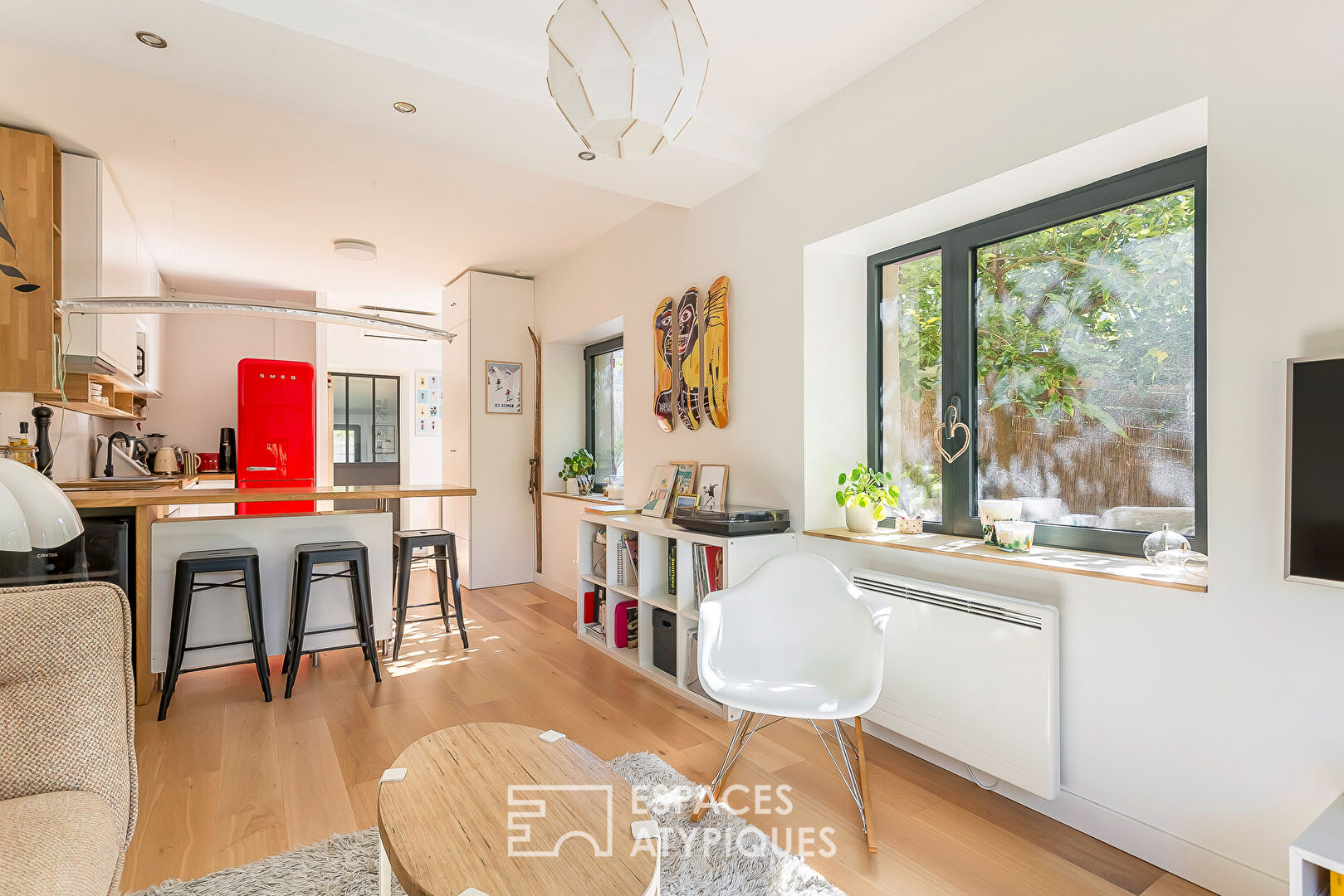 Appartement avec jardin dans une ancienne ferme