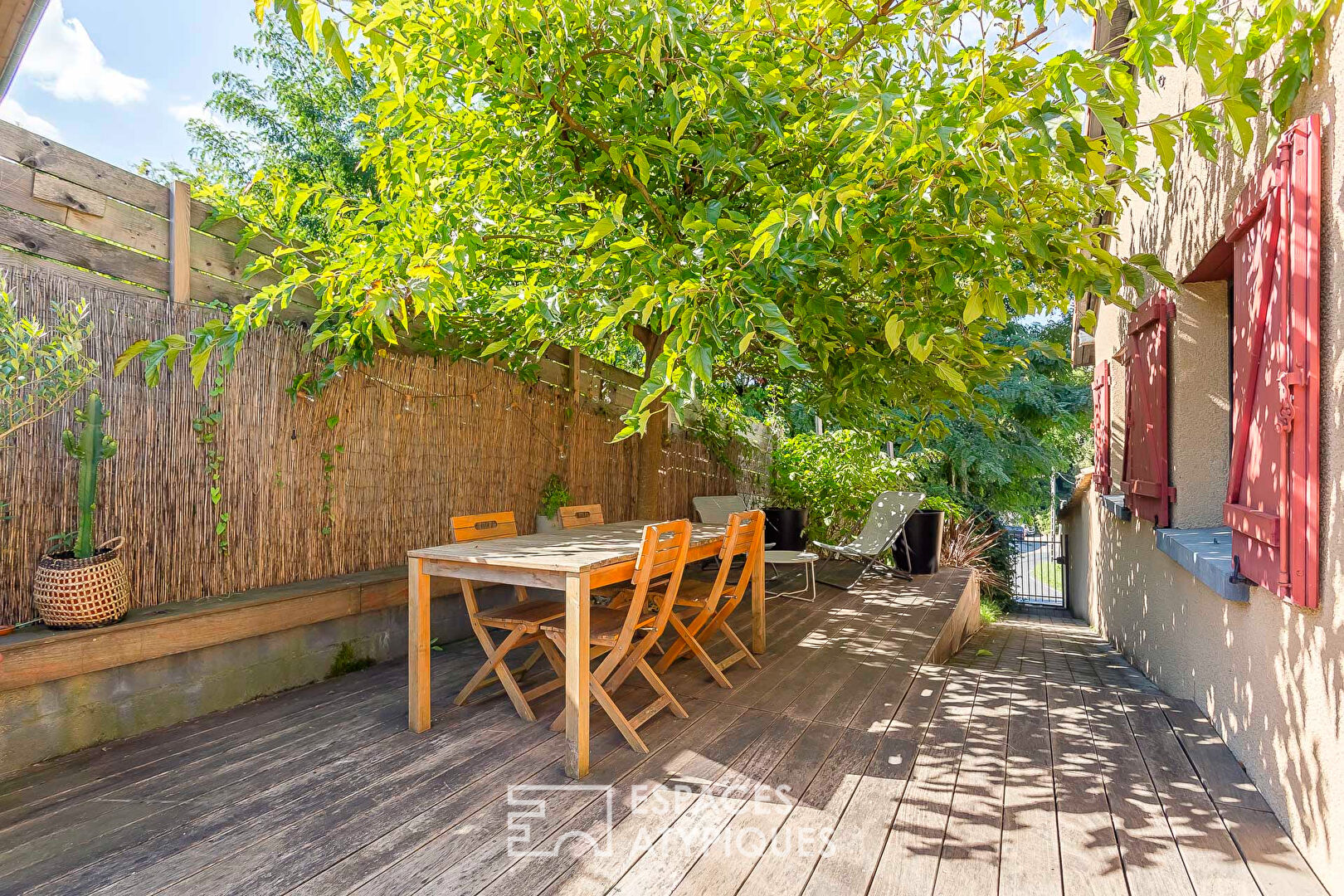Appartement avec jardin dans une ancienne ferme