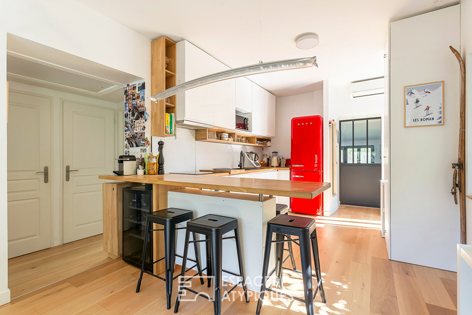 Appartement avec jardin dans une ancienne ferme