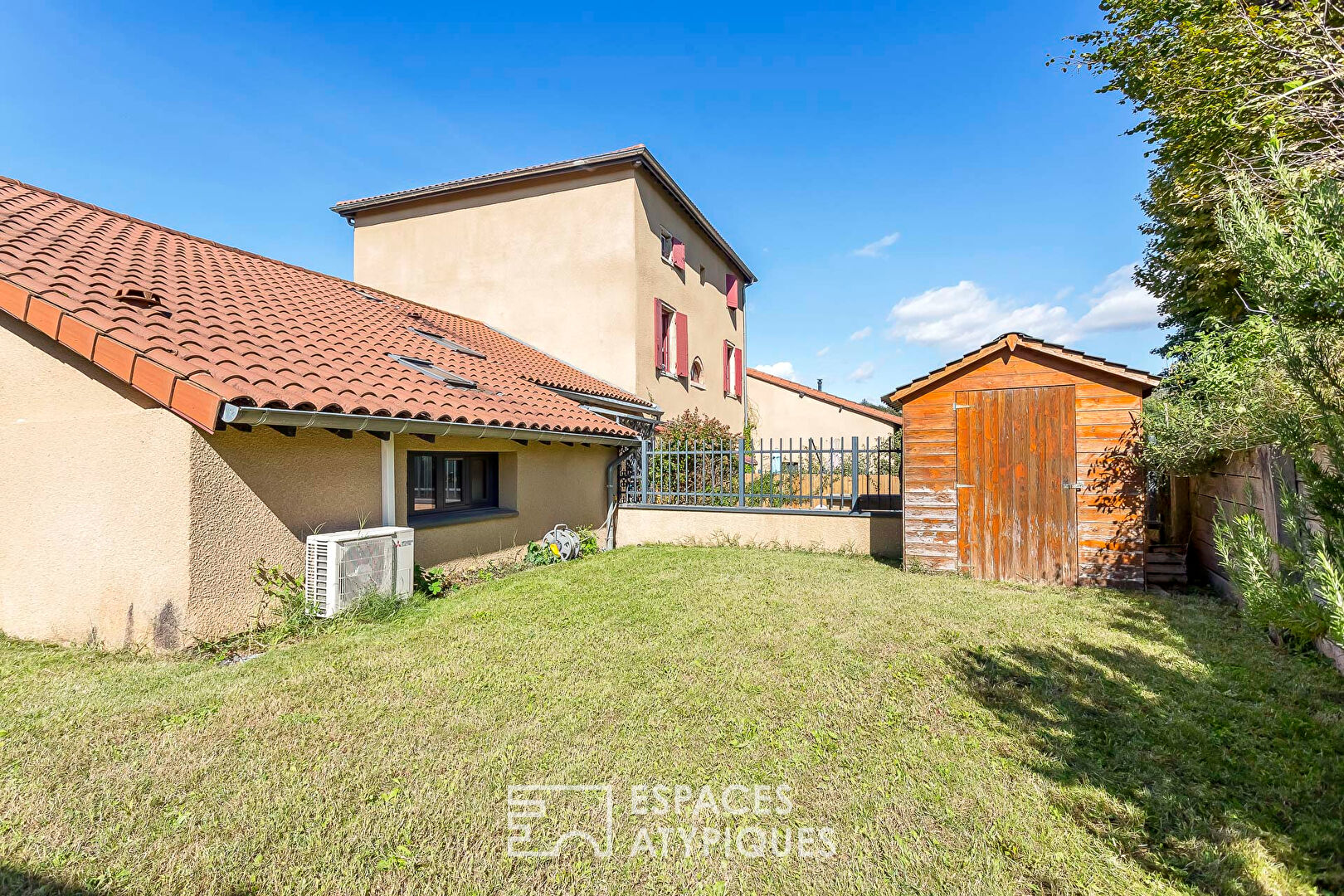 Appartement avec jardin dans une ancienne ferme