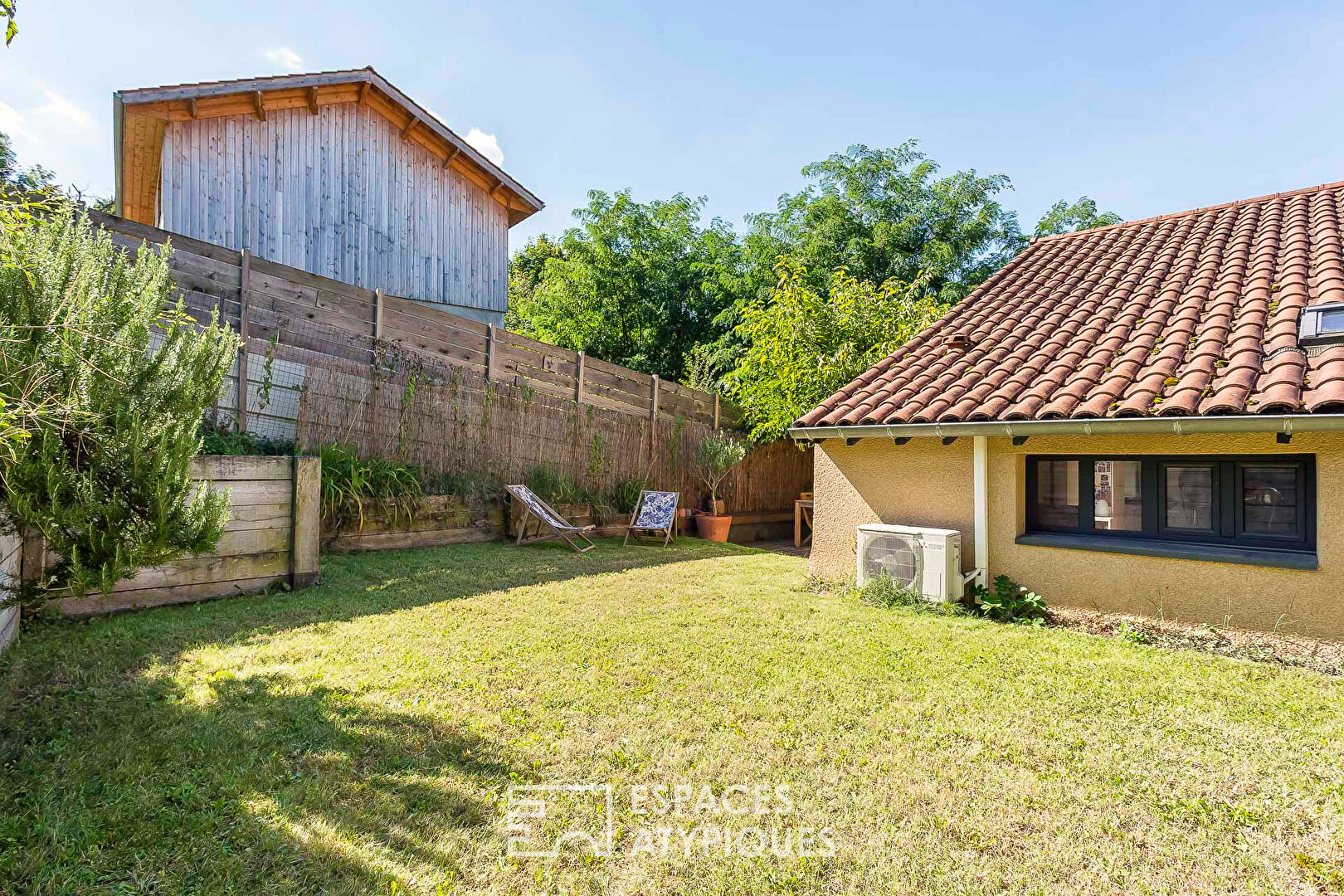 Appartement avec jardin dans une ancienne ferme