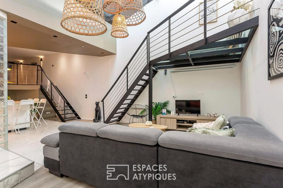 Loft contemporain en duplex