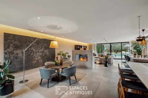 Maison d’architecte au coeur du village de Chaponnay