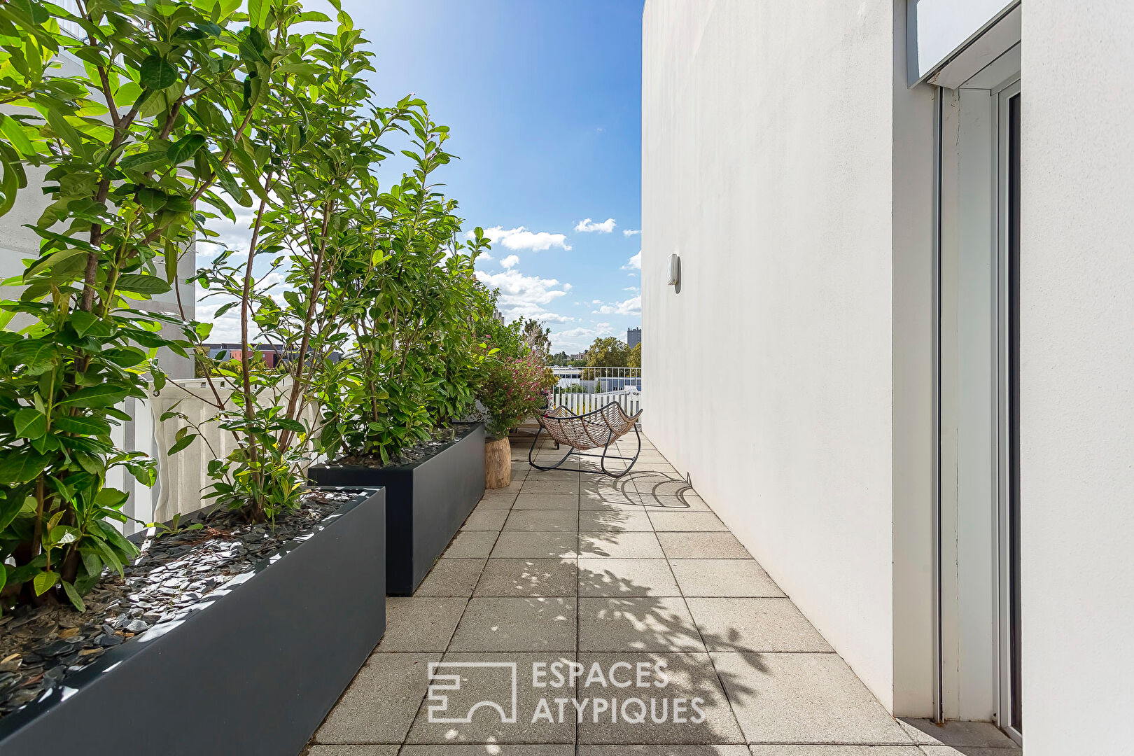 Duplex en dernier étage avec terrasse et vue