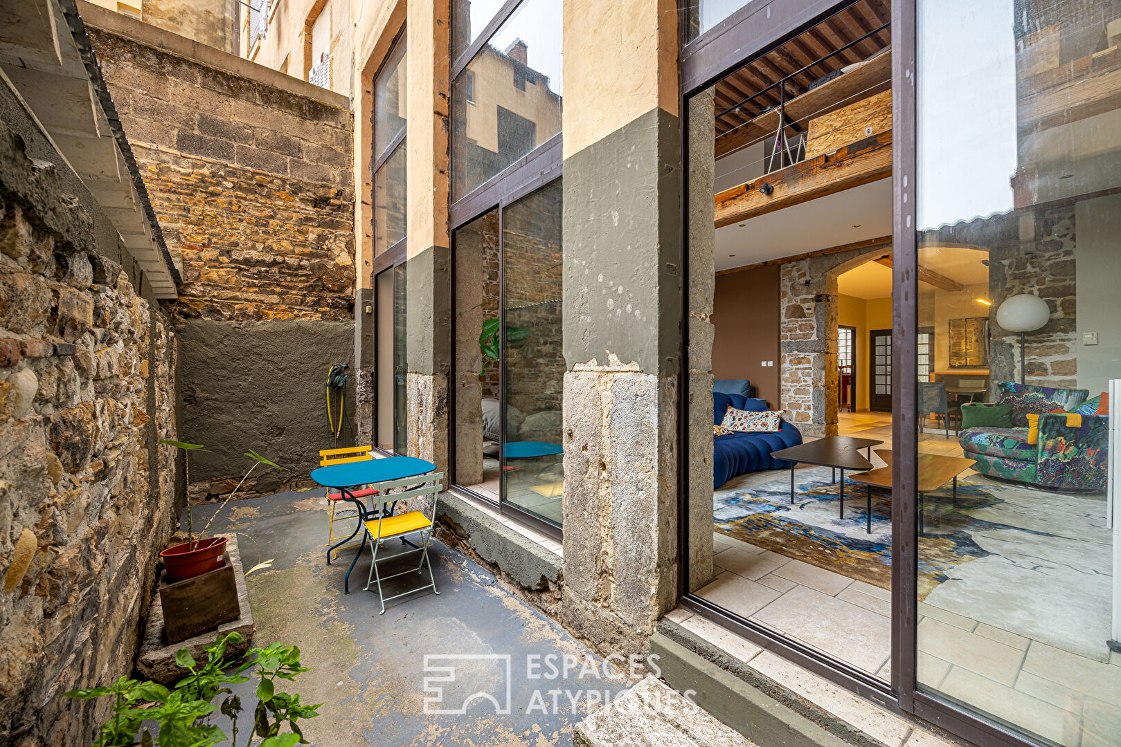 Loft with terrace in the heart of the Pentes de la Croix-Rousse