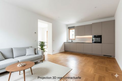 La Tour De Salvagny , plateau en rez de jardin à repenser