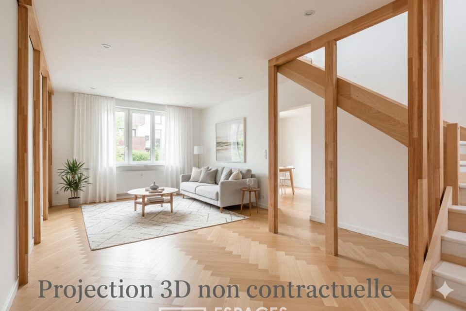 Duplex en plateau à réagencer