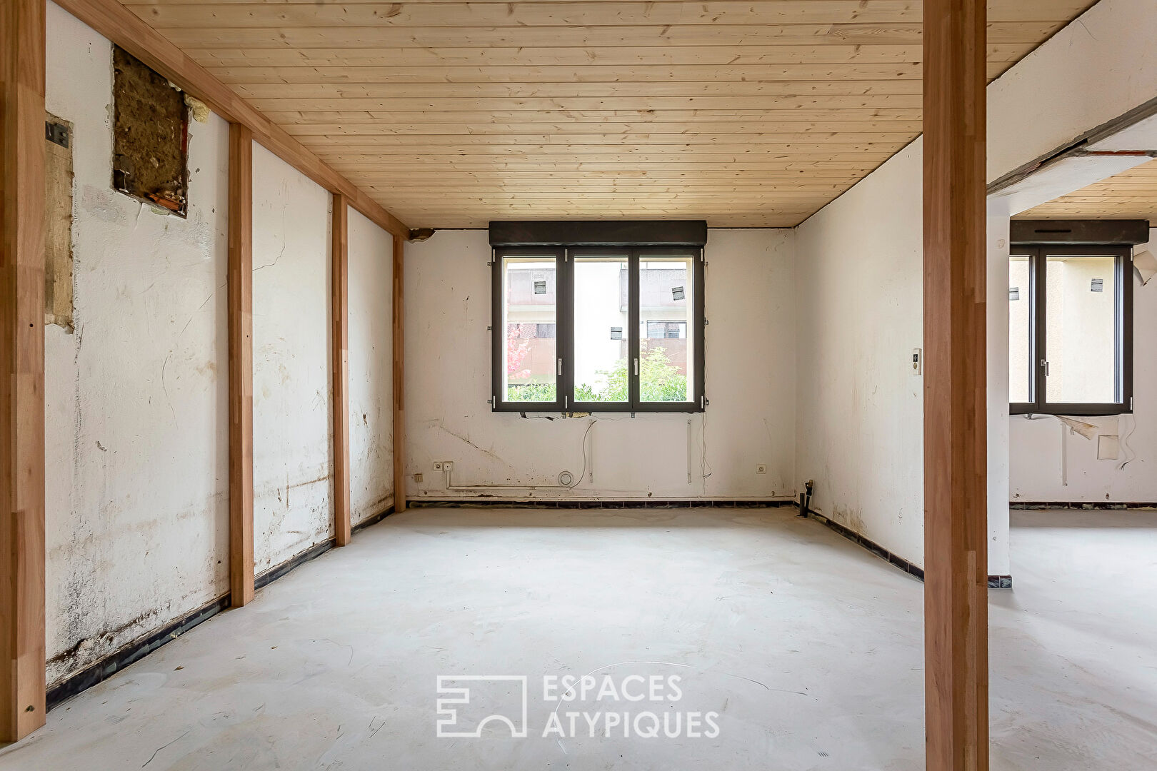 Duplex en plateau à réagencer