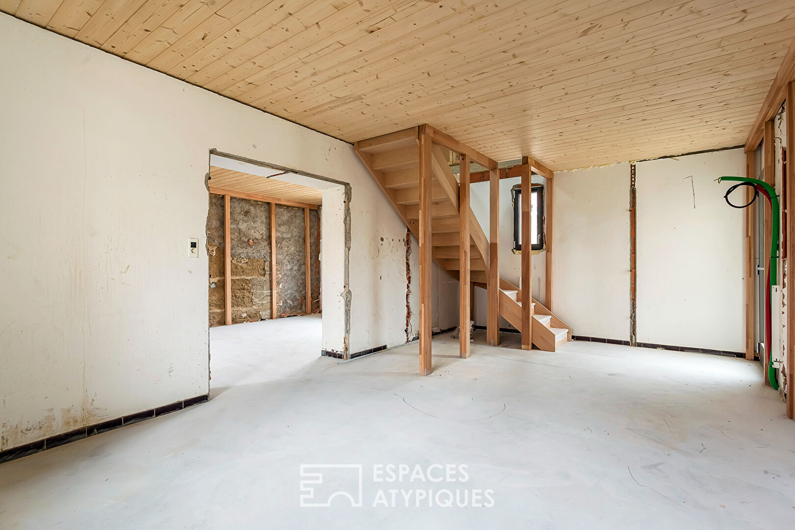 Duplex en plateau à réagencer