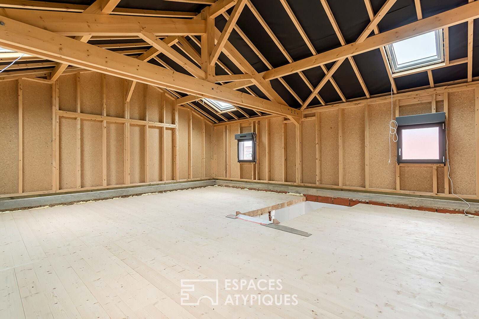 Duplex en plateau à réagencer