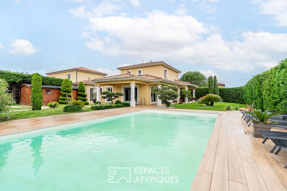 Villa au calme avec piscine sur les hauteurs de Saint-Bonnet-de-Mûre - Réf. 13294 Villa au calme avec piscine sur les hauteurs de Saint-Bonnet-de-Mûre