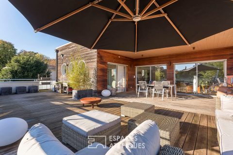 Maison contemporaine composée de trois appartements