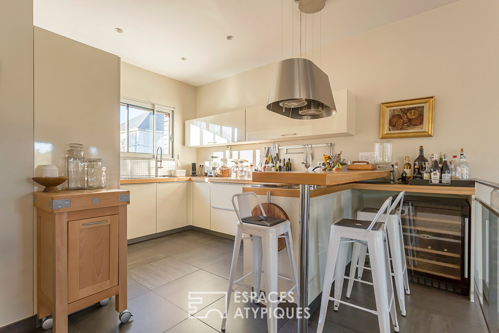 Maison contemporaine composée de trois appartements